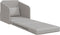 vidaXL - Ligbed - 2-in-1 - Cloud - Grijs - 65x80x83 - cm - Stof