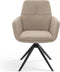 Furnihaus Milou - Draaibare Eetkamerstoel - Armleuning 360° draaifunctie - Beige