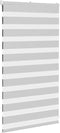 vidaXL - Zebra - rolgordijn - 75x100 - cm - stofbreedte - 70,9 - cm - lichtgrijs