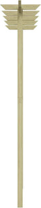 vidaXL - Pergola - 205x40x203 - cm - hout