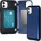 iMoshion Hoesje Geschikt voor iPhone 11 Hoesje Met Pasjeshouder - iMoshion Backcover met pashouder - Donkerblauw