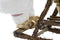 Kerstversiering DKD Home Decor Hout Polyester Kerstman (42 x 25 x 48 cm)