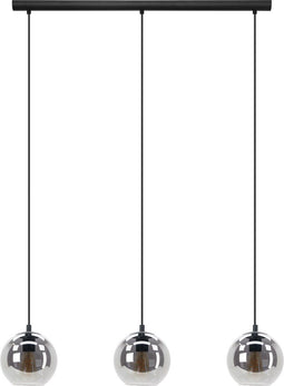 EGLO Ariscani - Hanglamp - 3 lichtpunten - Zwart - H 110 x L 76,5 cm