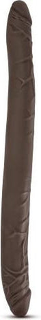 Dr. Skin - Realistische Dubbele Dildo 40 cm - Chocolate