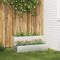vidaXL - Tuinplanter - 2-niveaus - 100x60x45 - cm - RVS
