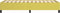 vidaXL - Bedframe - stof - groen - 90x200 - cm