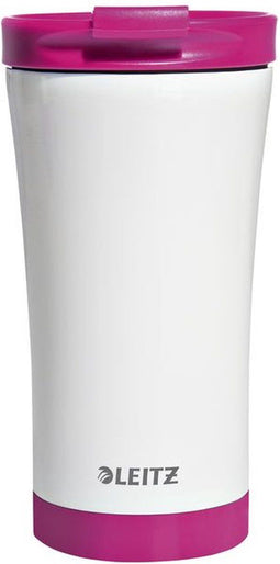 Koffiebeker thermo Leitz WOW roze - 12 stuks