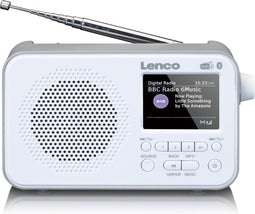 Lenco PDR-036WH - DAB+ Radio - Bluetooth 5.0 - Wit