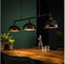 Hanglamp van 3 Lampen industrieel - Donkergrijs Metaal - Eetkamer - Woonkamer - Rond - Hanglamp - In Hoogte Verstelbaar tot 1500 cm - 118 cm breed - Snoerlengte 150 cm - Voedingstype Netstroom