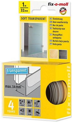 Zelfklevende - tochtstrip - doorzichtig - Transparant