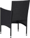 vidaXL - Tuinstoelen - 2 - st - poly - rattan - zwart