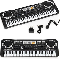 Kinder keyboard met microfoon - 54x17,5x6,5 cm - 35 functies