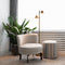Atmooz - Vloerlamp Kisoro - G9 - Staande Lamp - Stalamp - Woonkamer - Goud - Hoogte 144cm - Metaal