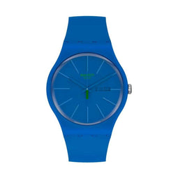 Swatch Horloge Heren - Polshorloge - Ø 41 mm - Blauw