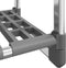 vidaXL - Kledingrek - 3-laags - 59x29x192 - cm - aluminium - zilverkleurig
