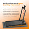 Moovv SmartStep Pro v3 Incline - Loopband Inklapbaar - 10% Hellingfunctie 1-12km/u - Walking Pad - Opvouwbare Wandelband Elektrisch
