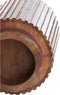 Light & Living Bijzettafel Kiyose - Donkerbruin - Ø33cm - Modern