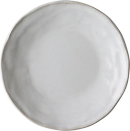 Dutch Rose Organic Borden - Plat - Ø 17cm - Stoneware Handgemaakt - Wit