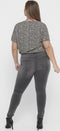 ONLY CARMAKOMA Caraugusta Life HW SK DNN BJ312 Dames Jeans Skinny - High waist - Stretchy - Maat 48