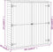 vidaXL - Tuinschuur - 163x50x171 - cm - massief - grenenhout