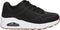 Skechers Uno - Sneakers Laag - Stand On Air - Zwart - Maat 37
