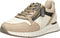 Gabor 96.446 - Lage sneakers - Leer en textiel - Beige - Maat 42