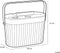 Mica Decorations Manja - Afvalemmer - 4 Liter - Bamboe - Lichtgrijs
