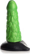 XR Brands Radioactive Reptile - Dikke Geschubde Siliconen Dildo green