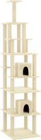 vidaXL - Kattenmeubel - met - sisal - krabpalen - 216 - cm - donkergrijs