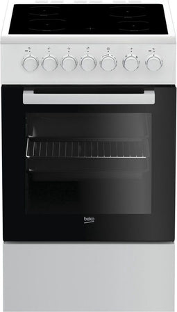 Beko FSM57100GW - Keramisch fornuis - 4 kookzones - 50 cm