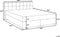 ADMIRAL - Boxspringbed - Lichtgrijs - 180 x 200 cm - Polyester