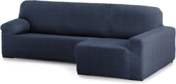 Hoes voor chaise longue met korte armleuning rechts Eysa ROC Blauw 180 x 120 x 360 cm