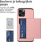 imoshion Hoesje Geschikt voor iPhone 12 Pro / 12 Hoesje - Ruimte voor 2 pasjes - imoshion Backcover met pasjeshouder - Rosé Goud