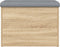 vidaXL Opbergbank - Opbergruimte - Sonoma eiken - 62x42x45 cm