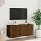 vidaXL - Tv-meubel - wandgemonteerd - 100x30x41 - cm - bruin - eikenkleur
