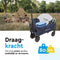BRASQ Bolderkar Opvouwbaar - 100 Liter - 80 KG Draagkracht - Draaibare wielen mét rem - 90x51x100 CM