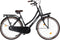 AMIGO Sturdy - Transportfiets voor Dames - Omafiets 28 Inch 53 cm - 3 Versnellingen - Terugtraprem en V-brakes - Matzwart