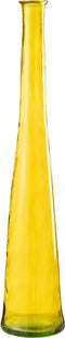 J-Line vaas Viooltje - glas - geel - medium - 100 cm hoog