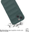 imoshion Hoesje - Geschikt voor iPhone 14 - EasyGrip Backcover - Donkergroen