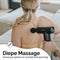 SMARTIFY® Massage Gun - Professioneel Massage Pistool - Draadloos met 6 Opzetstukken - Krachtige Spierontspanning - Zwart
