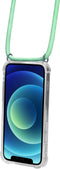 Mobiparts Lanyard Case iPhone 12 Mini - Verstelbaar koord - Impact protection - Groen
