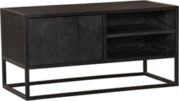 Dressoir Mangohout - Dressoir Milan - Zwart dressoir 210 cm