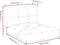 vidaXL - Palletkussens - 2 - st - stof - gestreept - wit - en - blauw
