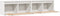 vidaXL - Wandkasten - 2 - st - 80x30x35 - cm - massief - grenenhout - wit
