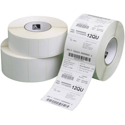 Zebra Rol met etiketten 57 x 32 mm Thermisch papier Wit 25200 stuk(s) Permanent 800262-125 Universele etiketten