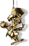 Ornament metaal hoedenmaken gd l14cm