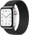 iMoshion Gevlochten nylon bandje voor de Apple Watch Series 1 / 2 / 3 / 4 / 5 / 6 / 7 / 8 / 9 / SE - 38 / 40 / 41 mm - Zwart