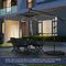 Coast Zweefparasol - Tuinparasol met LED-verlichting - Ø300 cm - Grijs