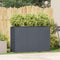 vidaXL - Plantenbak - 120x40x80 - cm - koudgewalst - staal - antracietkleurig