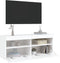 vidaXL - Tv-wandmeubel - met - LED-verlichting - 100x30x40 - cm - wit